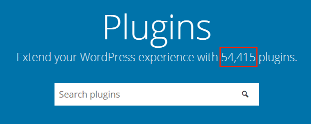 Плагины на официальном сайте WordPress