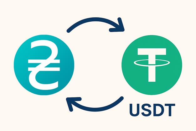 Обмен гривны на USDT Обмен гривны на USDT